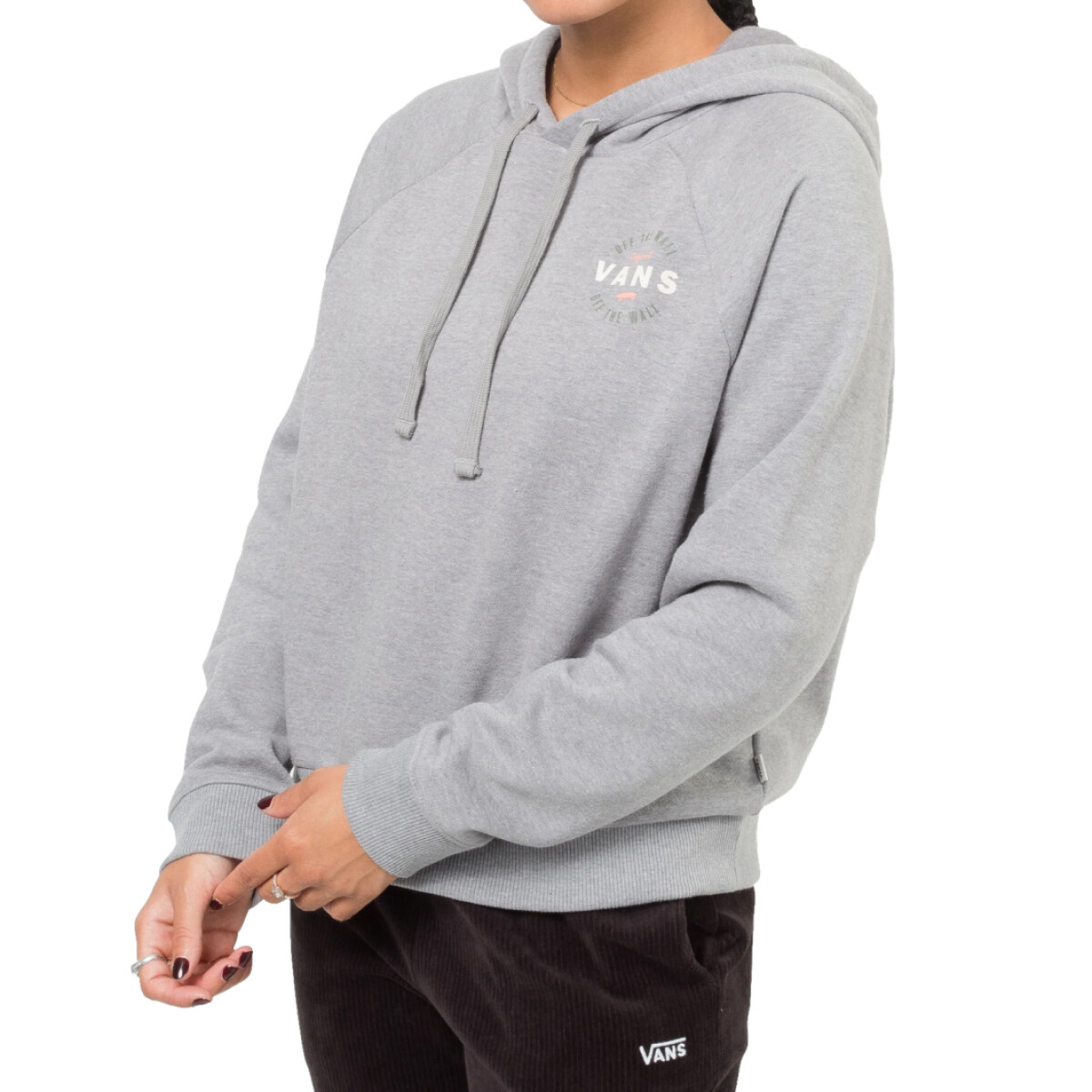 Canguro Vans Late Bell Boxy Hoodie Gris 