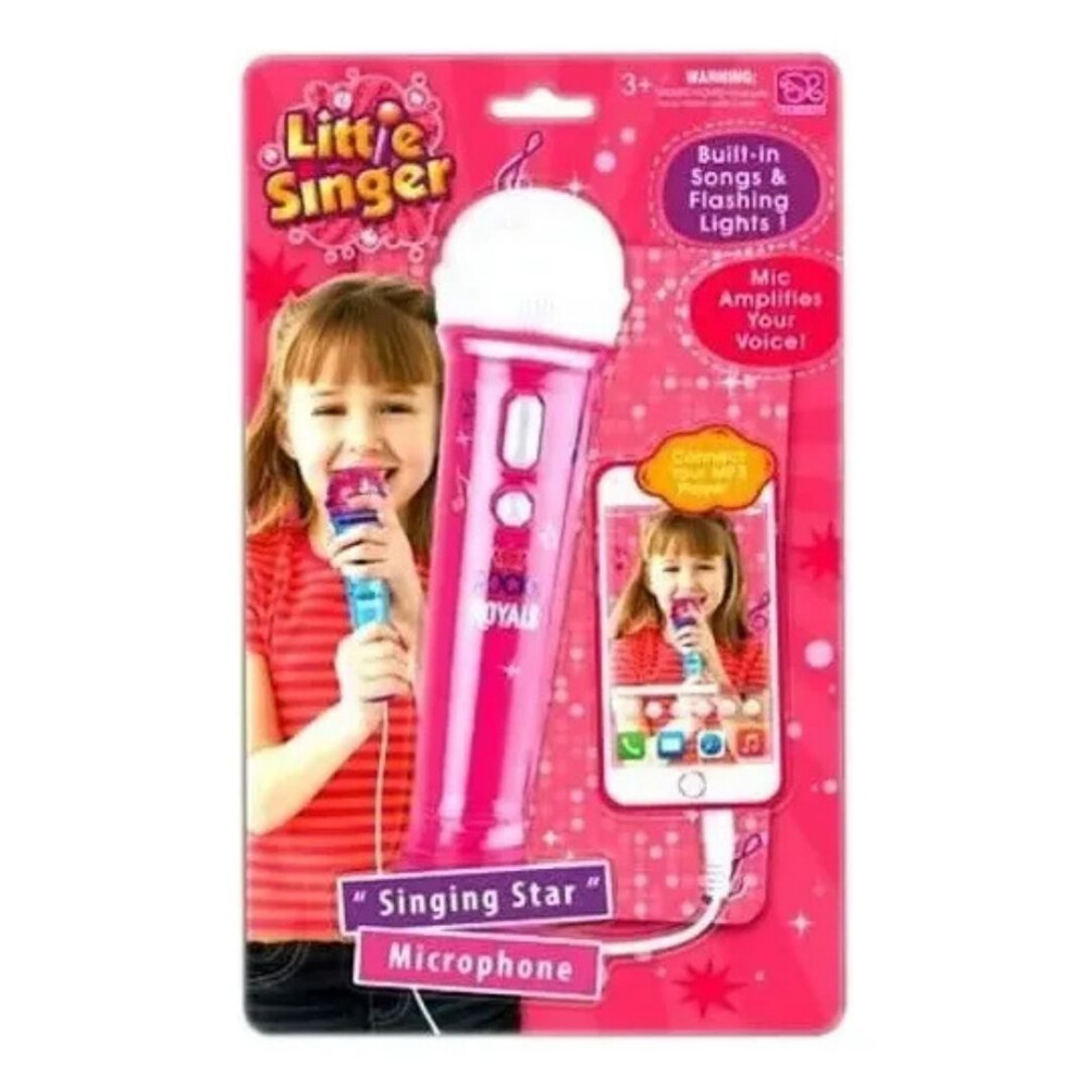 Micrófono Infantil Karaoke Conexión Celular ROSA