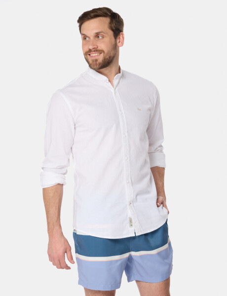 SHORT DE BAÑO RAYADO Azul