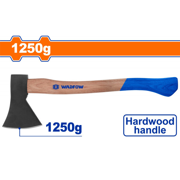 HACHA DE MANO 1250GR CABO DE MADERA WADFOW HACHA DE MANO 1250GR CABO DE MADERA WADFOW