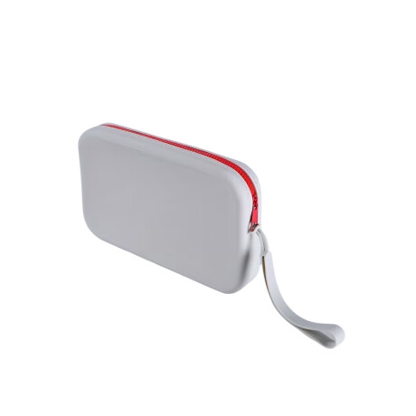 Neceser de silicona con cierre - 21x12x3cm Gris