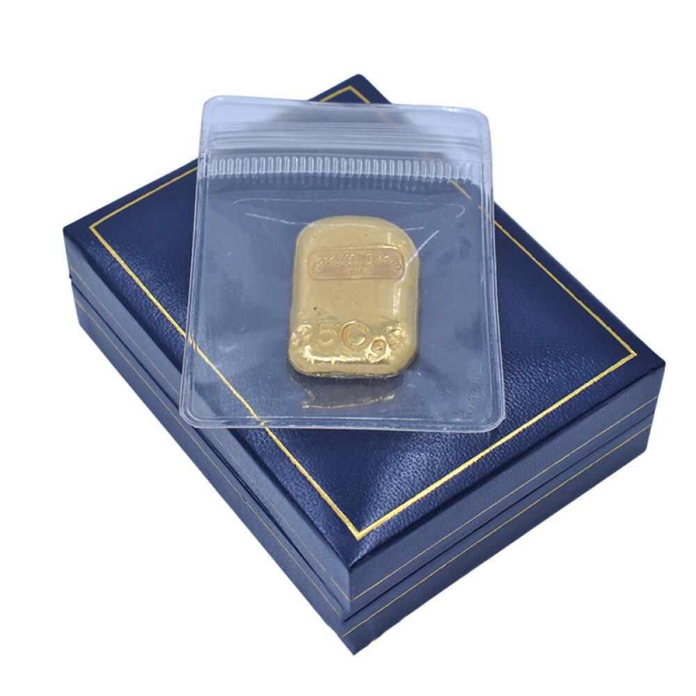 Lingote 50 gr de oro fino 999. Sellado Joyería Facello Lingote 50 gr de oro fino 999. Sellado Joyería Facello