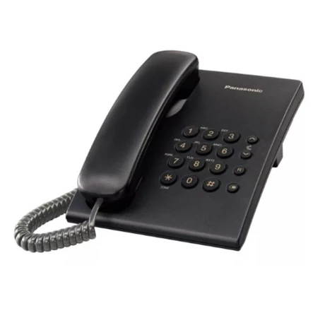 Teléfono Fijo De Mesa PANASONIC KXTS500 - Negro Teléfono Fijo De Mesa PANASONIC KXTS500 - Negro