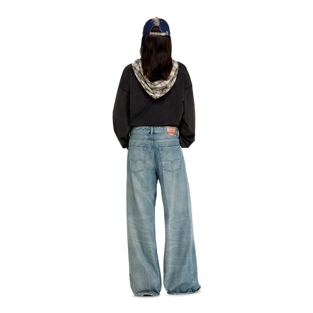 Jeans Urbano Para Mujer Relaxed Jeans - 1996 D-Sire Azul medio