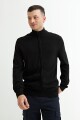Campera liviana con cierre NEGRO
