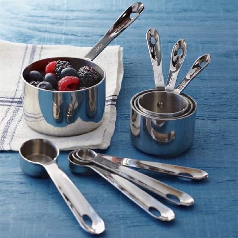 SET 4 TAZAS MEDIDORAS 60/80/125/250ML ACERO INOX SET 4 TAZAS MEDIDORAS 60/80/125/250ML ACERO INOX