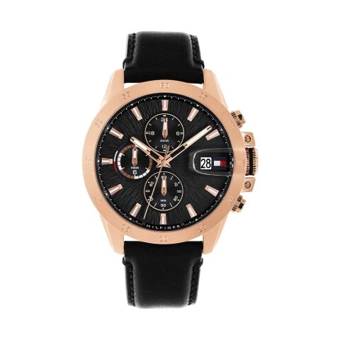 Reloj Tommy Hilfiger 1792194 para Hombre de Cuero Negro Reloj Tommy Hilfiger 1792194 Para Hombre De Cuero Negro