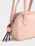 Bowling Cartera Bowling Rosa Con Charm - Rosa Viejo