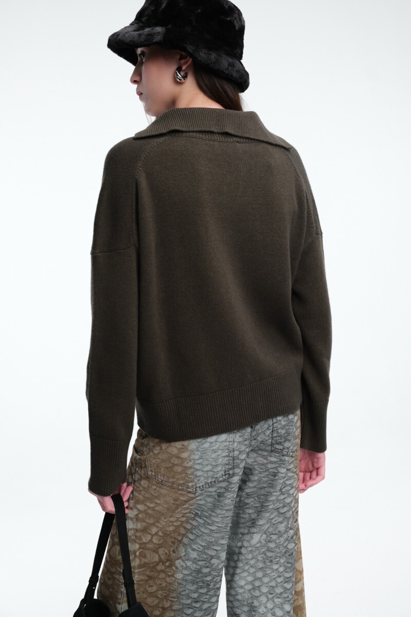 SWEATER COLLAR Verde