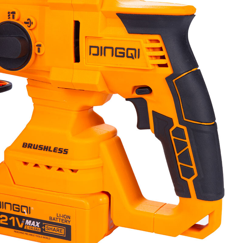 DINGQI ROTOMARTILLO BRUSHLESS LI-ION 21V 26MM 4800BPM + BATE Dingqi Rotomartillo Brushless Li-ion 21v 26mm 4800bpm + Bate