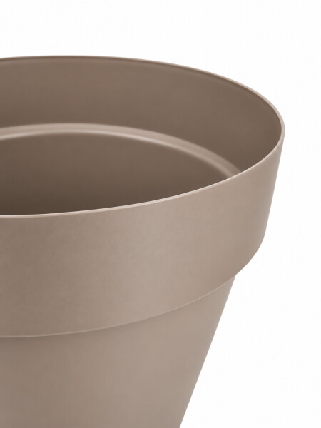 MACETA MANSSION 23LT TAUPE TAUPE