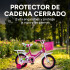 Bicicleta infantil Shengdi Rod 12 Canasto Parrilla Rueditas Color Rosa Oscuro