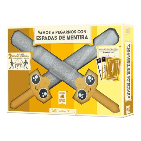 Exploding Kittens - Juego de Mesa Vamos a Pegarnos con Espadas de Mentira - +7 Años. 3 - 6 Jugadores 001