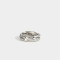 Anillos Medianos y Grandes Metal Anillo Metálico Entrelazado - Plateado