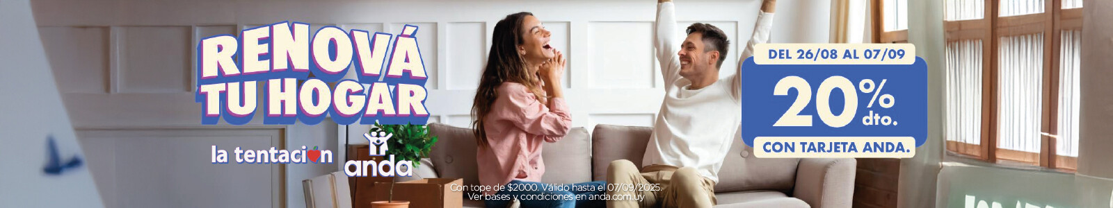 ANDA ofrece 20% de descuento en La Tentación