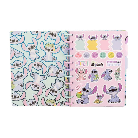 Cuaderno Stitch Carta con Discos Cuaderno Stitch Carta con Discos