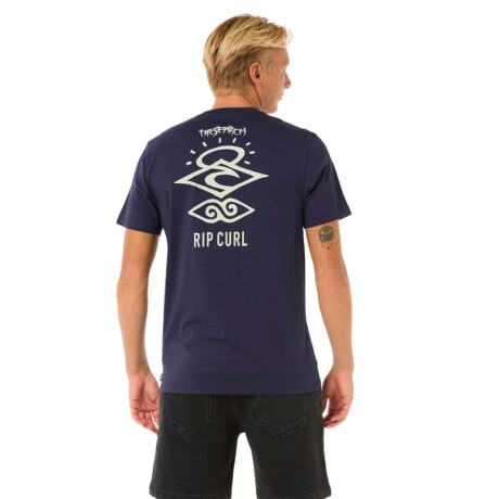 Remera Rip Curl Search Icon Negra