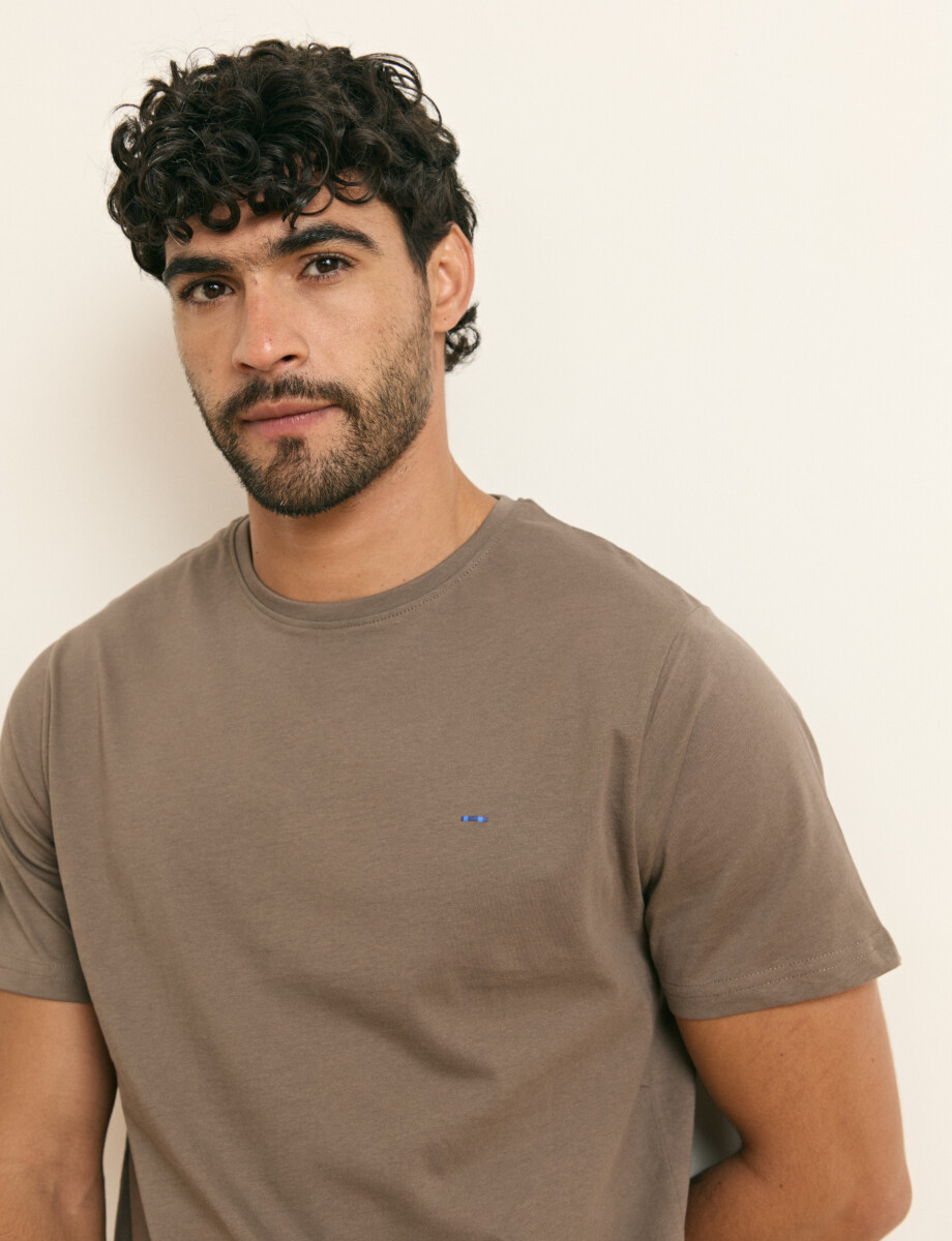 520658 T-SHIRT HARRINGTON LABEL Kaki