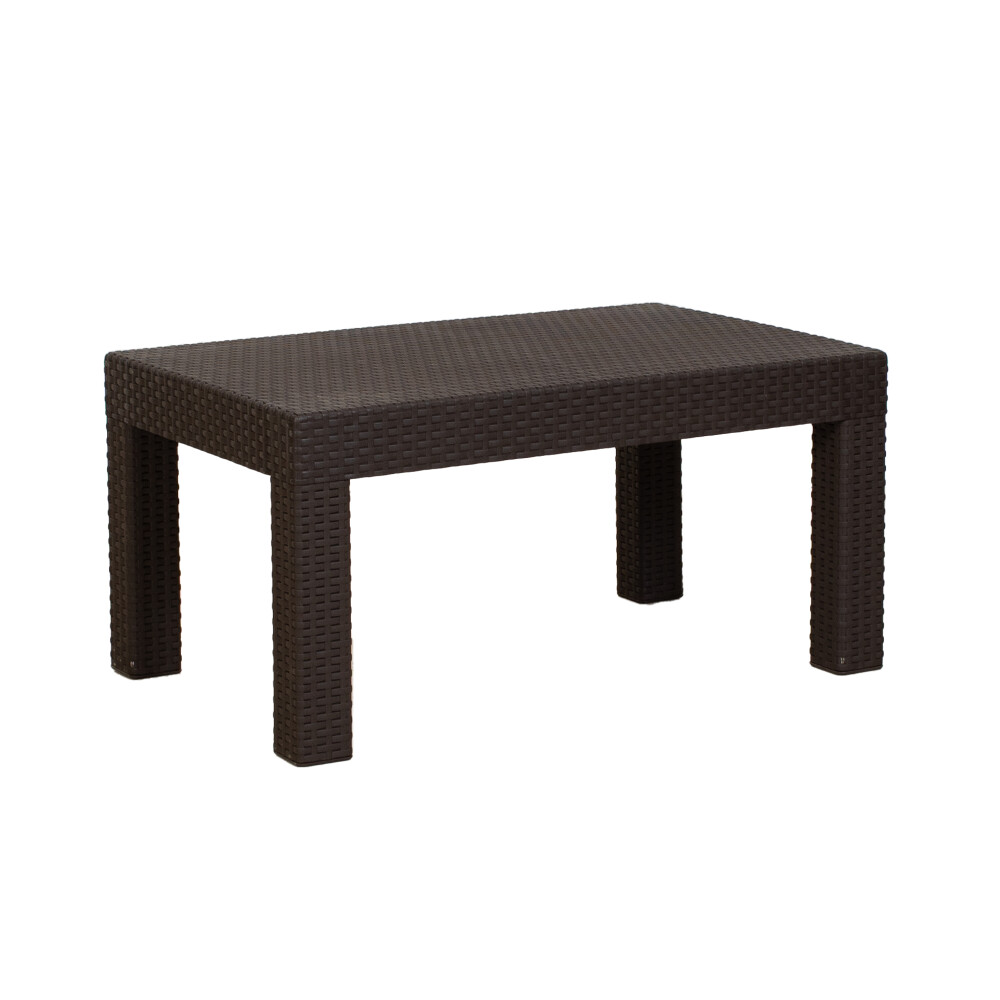 SET LIVING EXTERIOR POLIPROPILENO MARRON TURIM
