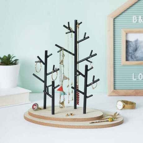 Joyero árbol de otoño metal y madera Sc