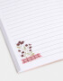 Anotadores Cuadernos y Memos Cuaderno A5 Tapa Blanda Encuadernado Con Bordados - Rosa Claro