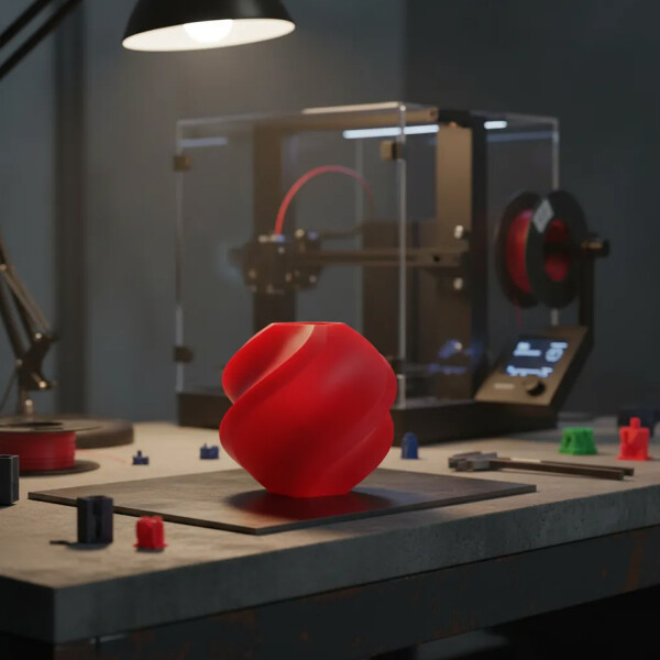 Filamento Para Impresora Bambu Lab Tpu Bobina 1kg ROJO