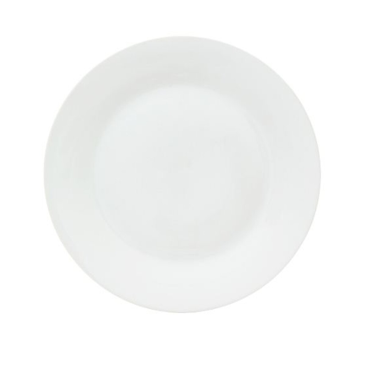 PLATO DE MESA BLANCO PORCELANA SELECTA - D 24 CM 