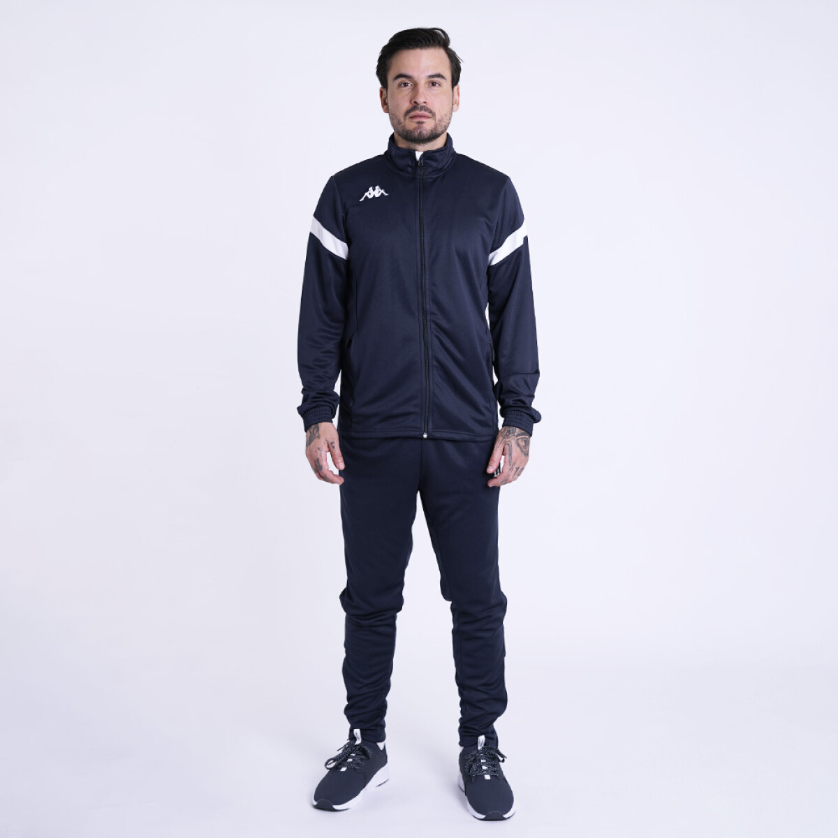 Buzo Futbol 4Soccer Dalcito Hombre - Blue Marine/white 