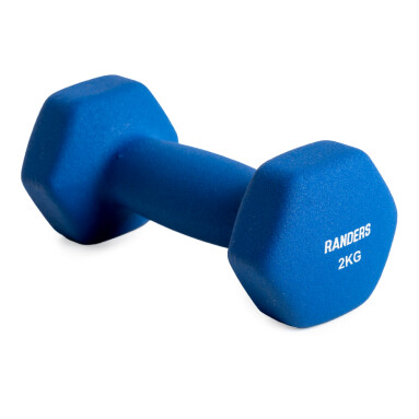 Mancuerna 2KG Revestida De Neopreno Azul Mancuerna 2KG Revestida De Neopreno Azul