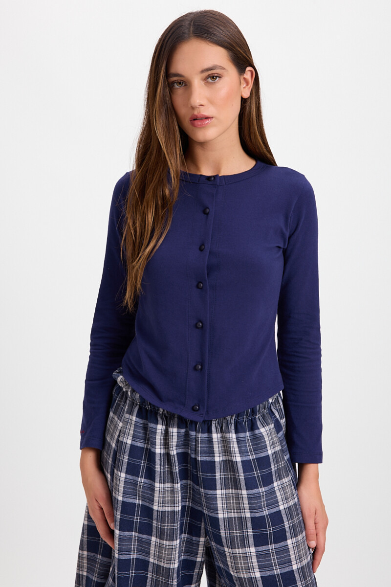 Blusa Hook Azul Marino