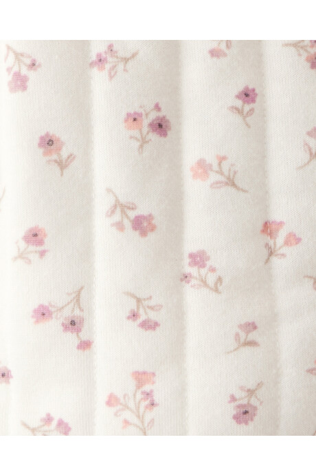 Saco capitoneado, diseño floral Saco capitoneado, diseño floral