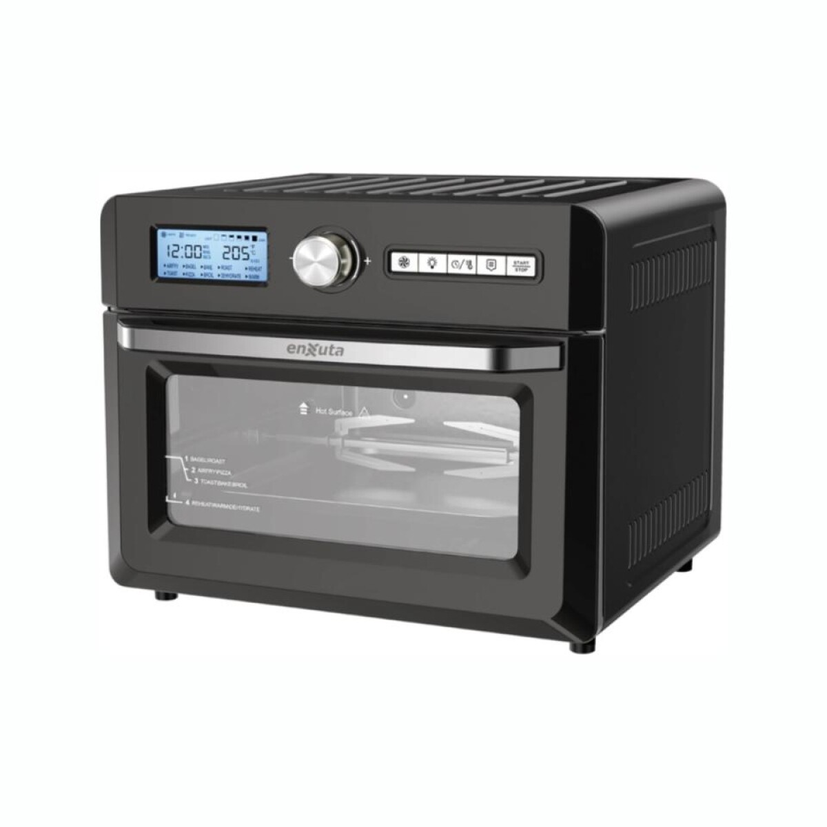 Horno Eléctrico Multifunción Y Freidora De Aire ENXUTA HENXMF01 18L 