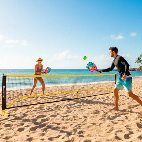 Set Spikeball Red + 2 Paletas + 4 Pelotas C/ Bolso Set Spikeball Red + 2 Paletas + 4 Pelotas C/ Bolso