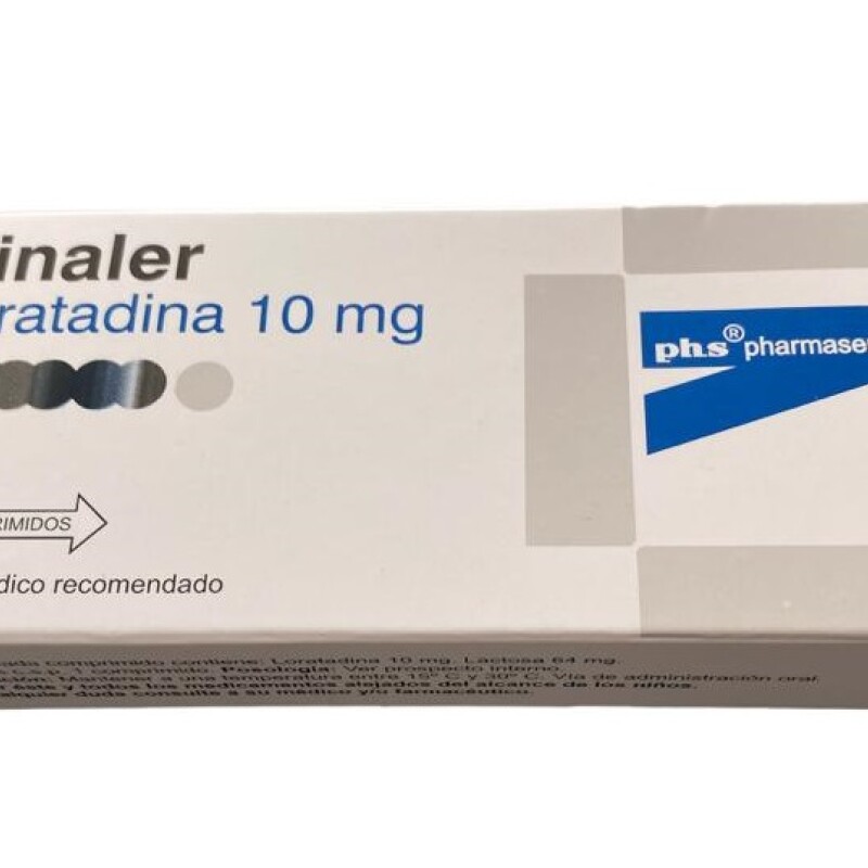 Dinaler Loratadina PHS 10 Mg 30 Comprimidos Dinaler Loratadina PHS 10 Mg 30 Comprimidos