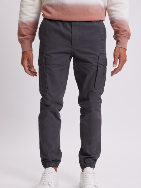 Pantalón cargo jogger Gris Oscuro