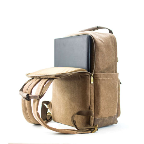Matera Mochila Lanin Canvas Tostado