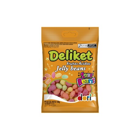 CONFITES DORI DELIKET 100GRS SOUR BEANS ACIDOS CONFITES DORI DELIKET 100GRS SOUR BEANS ACIDOS