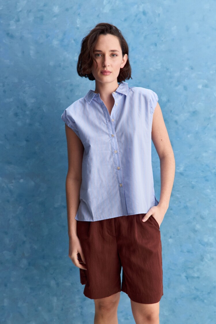 CAMISA GLORY Celeste