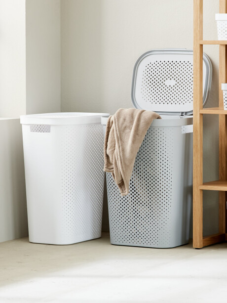 Cesta para ropa INFINITY plástico gris Cesta para ropa INFINITY plástico gris