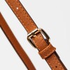 Mini Bag Lane En Efecto Cuero Zaffiano Marron