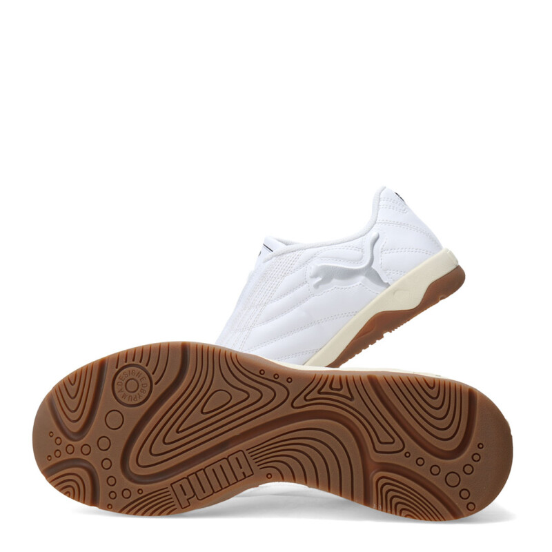 Championes de Hombre Puma Futbol Sala Tifosi Calcio Ls Blanco - Negro