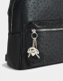 Mochilas Urbanas Tendencia Mochila De Cuerina Con Corazones Y Charms - Negro