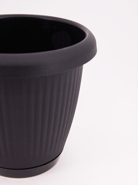 MACETA NEGRO