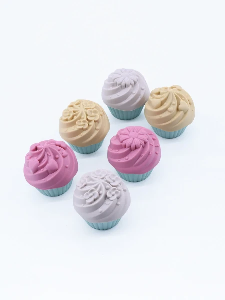 MUFFINS JUEGO DE COMIDA ROSADO