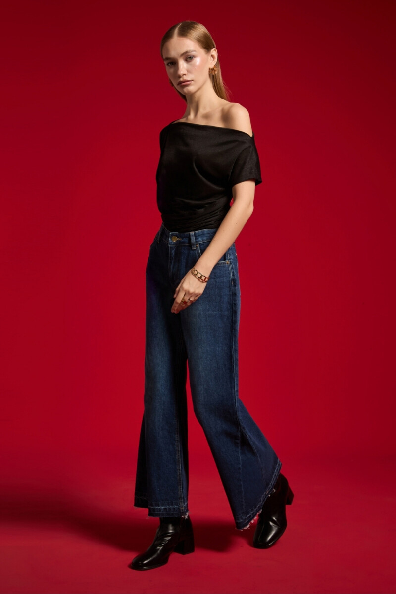 Pantalon Fantina - Azul Grisaceo 