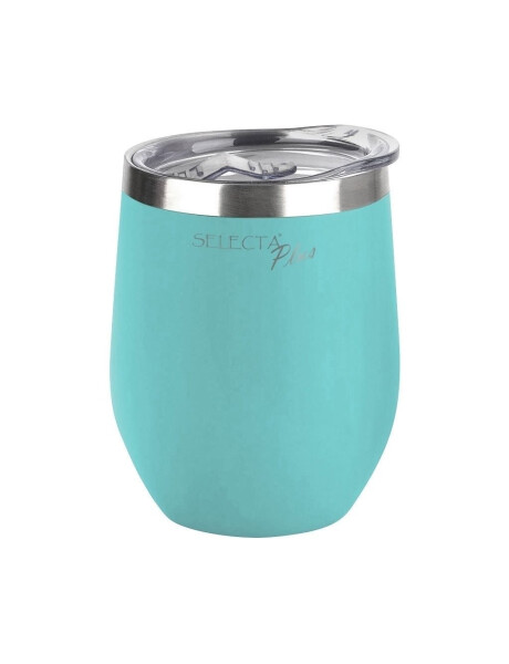 VASO/MATE TERMICO C/TAPA 350ML TURQUESA VASO/MATE TERMICO C/TAPA 350ML TURQUESA