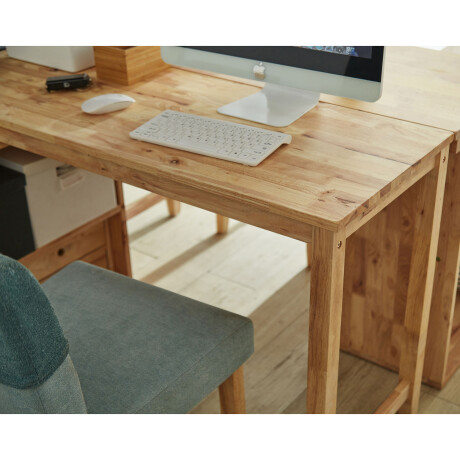 ESCRITORIO MADERA NATURAL-BEIGE OXFORD