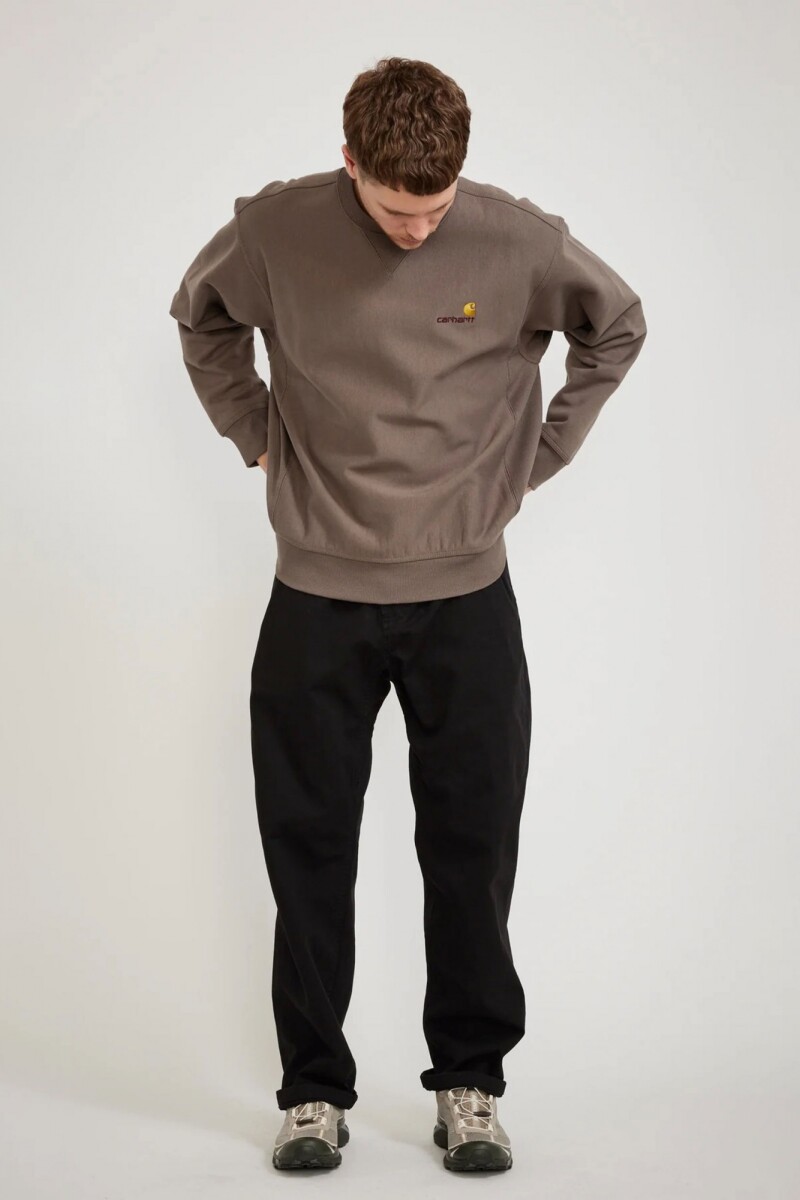 American Script Sweat Gris