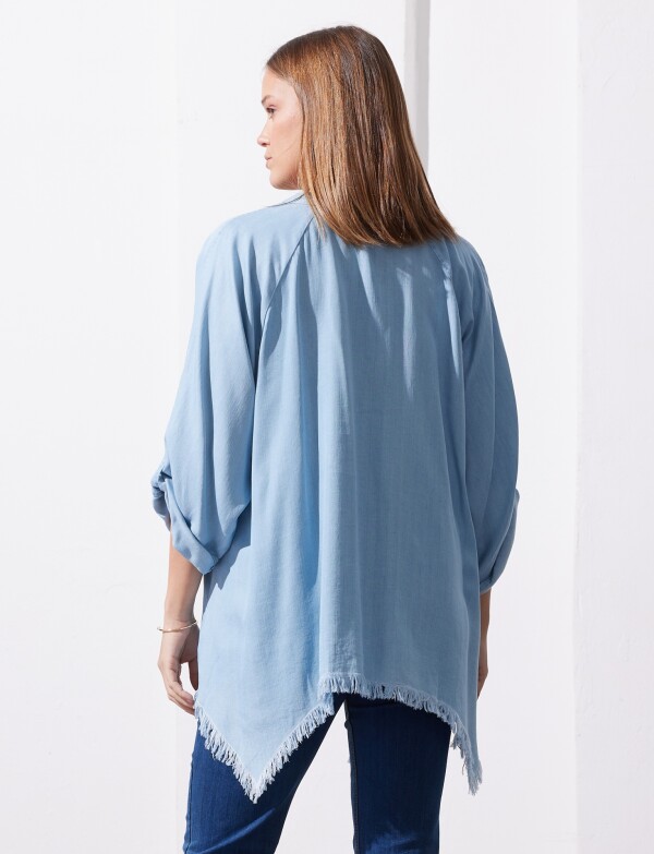 Camisa Oversize Tencel JEAN CLARO