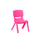 Silla para niños en plástico inyectado colores Fucsia